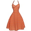 Audrey Hepburn Polka Dots Dresses Retro Vintage 1950s Vacation Dress Dress Party Costume A-Line Dress Tea Dress Women
