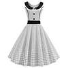 Audrey Hepburn Polka Dots Dresses Retro Vintage 1950s Vacation Dress Dress Party Costume A-Line Dress Tea Dress Women