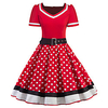 Audrey Hepburn Polka Dots Dresses Retro Vintage 1950s Vacation Dress Dress Rockabilly Prom Dress Women