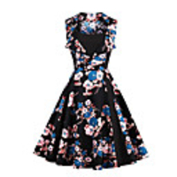 Audrey Hepburn Polka Dots Dresses Retro Vintage 1950s Vacation Dress Dress Women