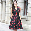 Audrey Hepburn Polka Dots Dresses Retro Vintage 1950s Vacation Dress Summer Dress Women