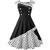 Audrey Hepburn Polka Dots Dresses Retro Vintage 1950s Vacation Dress Summer Dress Women