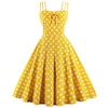 Audrey Hepburn Polka Dots Retro Vintage 1950s Summer Dress Women