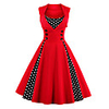 Audrey Hepburn Why Woman Kill Polka Dots Dresses Retro Vintage 1950s Vacation Dress Summer Dress Women