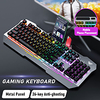 AULA Wired Usb Mixed Color Luminous Gaming Keyboard Floating Keycap Manipulator K500f Single Keyboard