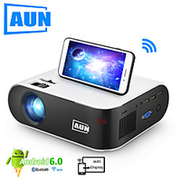 AUN W18 480P projector home theater supporting 1080P video playback