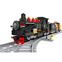 AUSINI Building Blocks Building Bricks 586 pcs Train Cool Novelty Electric Building Toys Boys
