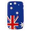 Australia Flag Pattern Protective Case for Blackberry 8520 and 8530