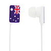 Australia National Flag Style Stereo In-Ear Earphones