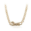Austrian Crystal Cheetah Pendant Necklace