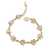 Austrian Diamond Butterfly String Bracelet