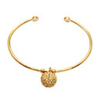Austrian Diamond Inlaid Beads Bracelet