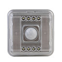 Auto PIR 8 LED Sensitive Lamp with a Sticker (Silver)