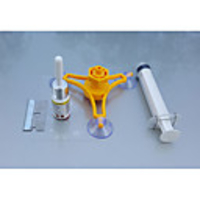 Automotive glass repair tools windshield repair fluid