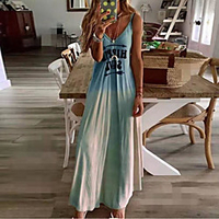 autumn europe and the united states 2019 new spot wish hot sale slim slim letter printing long dress in stock miniinthebox