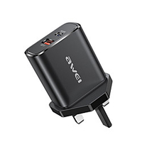 AWEI 20 W Output Power USB USB C Portable Charger For Cellphone miniinthebox