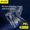 AWEI 30 W Output Power USB PD Charger Car USB Charger Socket Portable Charger For iPad Cellphone miniinthebox