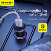 AWEI 45 W Output Power USB USB C Car USB Charger Socket Fast Charger Portable Charger For iPad Cellphone miniinthebox