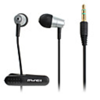 Awei Metallic Style In-Ear Earphones (Silver)
