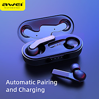 Awei T10c Mini Bluetooth Earphone 5.0 Wireless Tws Waterproof Sports Earphone Small And Portable