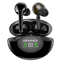 AWEI T12P True Wireless Headphones TWS Earbuds Bluetooth 5.1 Ergonomic Design with Microphone in Ear for Apple Samsung Huawei Xiaomi MI Everyday Use Traveling Outdoor Mobile Phone miniinthebox