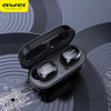 AWEI T13 Hifi Sports Earphone Bluetooth 5.0 Wireless Fast Pairing Touch Sensing Stereo Earphone Siri Music Earphone