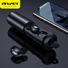 Awei T5 Binaural Tws Wireless Bluetooth Sports Headset 5.0 Long Standby Business Essential Light And Portable