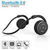 AX-698 Neckband Bluetooth 5.0 Headset Sport Wireless Headphones Music Stereo Earphones with Mic Handsfree Calling Support TF