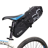 B-SOUL 12 L Bike Saddle Bag Large Capacity Waterproof Reflective Strips Bike Bag Polyester PVC Bicycle Bag Cycle Bag Road Bike Mountain Bike MTB miniinthebox