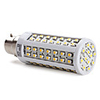 B22 SMD 3528 96-LED 650LM 2800-3200K Warm White Light Bulb
