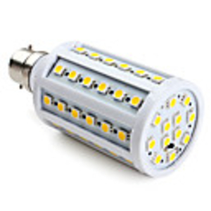 B22 SMD 5050 60LED 800LM 10W Warm White Corn Bulbs (220-240V)