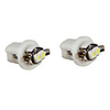 B8.5 0.15W 2x3528 SMD White Light LED Bulb for Car Dashboard Lamps (2-Pack,  DC 12V)