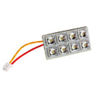 BA9S/Festoon/T10 2.5W 8-LED 200-230LM White Light LED Bulb for Car Door/Reading Lamp (12V)