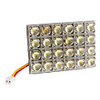 BA9S/Festoon/T10 8W 24-LED 500-550LM White Light LED Bulb for Car Door/Reading Lamp (12V)