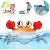 Baby Bath Toys - Two Play Ways Wind Up Baby Toys,  Floating Crab Kids Bath Toys for Toddlers Swimming Pool Bathroom (Orange Crab) miniinthebox