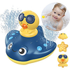 Baby Bath Toys,  Automatic Spray Water Bathtub Pool Bathroom Toy with 3 Cartoon Spray Head for Toddlers Kids Boys Girls miniinthebox