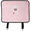 Back seat Anti-Kick Pad with cartoon print microfiber leather kids Kick Mat car seat rear protection Anti-dirty