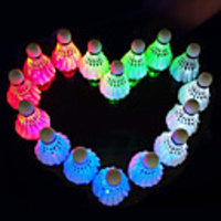 Badminton Shuttlecocks 4pcs Goose Feather / Foam Plastic Stability / Lighting / Glow in the Dark For Athleisure Indoor Outdoor
