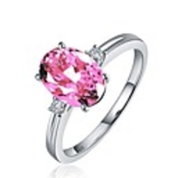 Bague Ringen Silver 925 Ring with oval blue sapphire stone for Women Engagement Ring Silver woman party Gemstones Jewelry