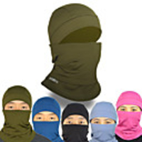 Balaclava Pollution Protection Mask Thermal Warm Windproof Fleece Lining Breathable Bike / Cycling Pink Fleece Winter for Men