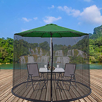 Balcony Terrace Table And Chair Rain Cover Umbrella Outdoor Dining Table Insect Net Mosquito Net Large Umbrella Hanging Tent miniinthebox