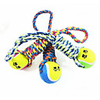 Ball Chew Toy Ropes Dog Dog Toy Pet Toy Tennis Ball Cotton Gift