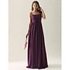 Ball Gown / A-Line / Sheath / Column Spaghetti Strap Floor Length Chiffon Bridesmaid Dress with Bow(s) / Pleats / Draping / Open Back