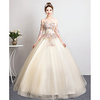 Ball Gown Beautiful Back Floral Quinceanera Prom Dress Spaghetti Strap Half Sleeve Floor Length Tulle with Pleats Pearls Appliques 2020
