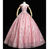Ball Gown Sparkle Elegant Engagement Formal Evening Dress Off Shoulder Sleeveless Floor Length Tulle with Pleats Sequin Pattern / Print 2020