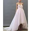 Ball Gown Wedding Dresses Sweetheart Neckline Asymmetrical Lace Tulle Sleeveless Formal with 2020