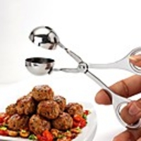 Ball Maker Stainless Meatball Production Mold Convenient Fried Meatballs Making Spoon Kitchen Meat Tools