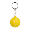 Ball Style Keychain with Soft Plastic Material-Yellow