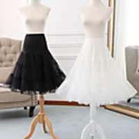 Ballet Dancer Classic Lolita 1950s Vacation Dress Dress Petticoat Hoop Skirt Tutu Crinoline Women