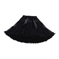 Ballet Dancer Classic Lolita 1950s Vacation Dress Dress Petticoat Hoop Skirt Tutu Crinoline Women